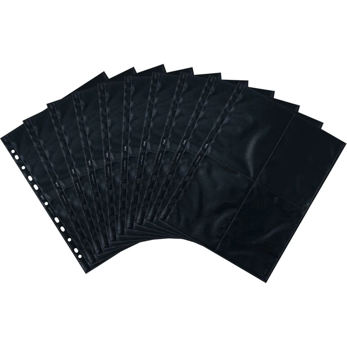 Αρχειοθέτηση φωτογραφιών HERMA Fotophan θήκες φωτογραφιών 10x15cm κάθετες μαύρες 10 φύλλα 7785