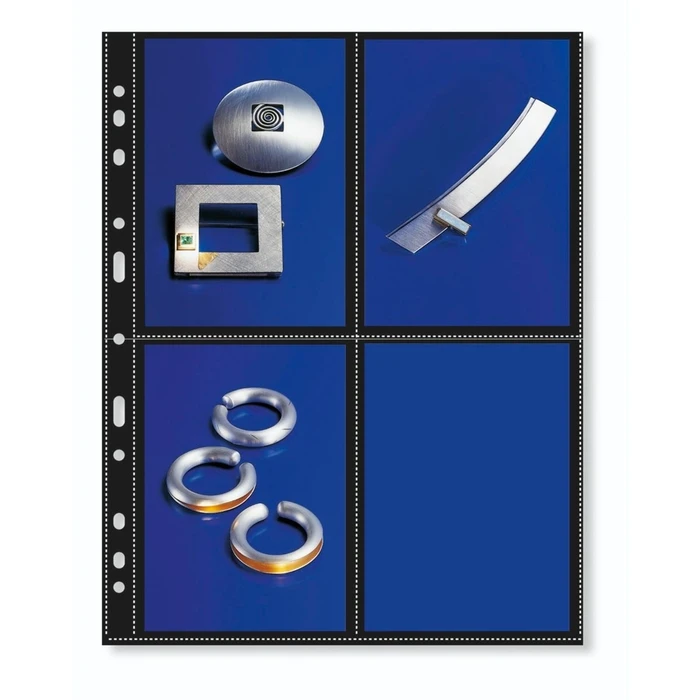 Αρχειοθέτηση φωτογραφιών HERMA Fotophan θήκες φωτογραφιών 10x15cm κάθετες μαύρες 10 φύλλα 7785