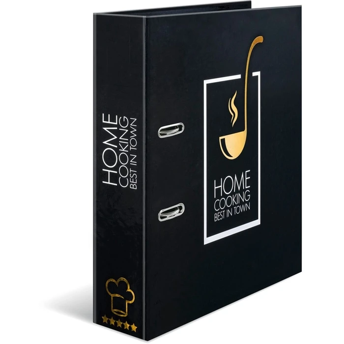 Αρχειοθέτηση Herma Recipe Folder Home Cooking DIN A4 μαύρο 70 mm 19668