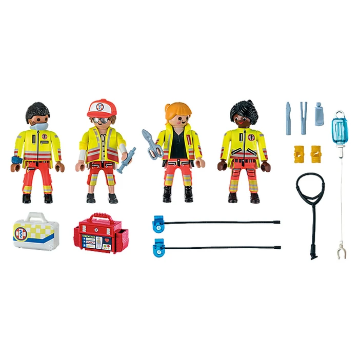 Playmobil 71244 City Life Rescue Team 25 Τεμάχια