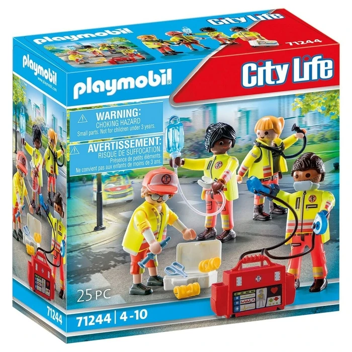 Playmobil 71244 City Life Rescue Team 25 Τεμάχια