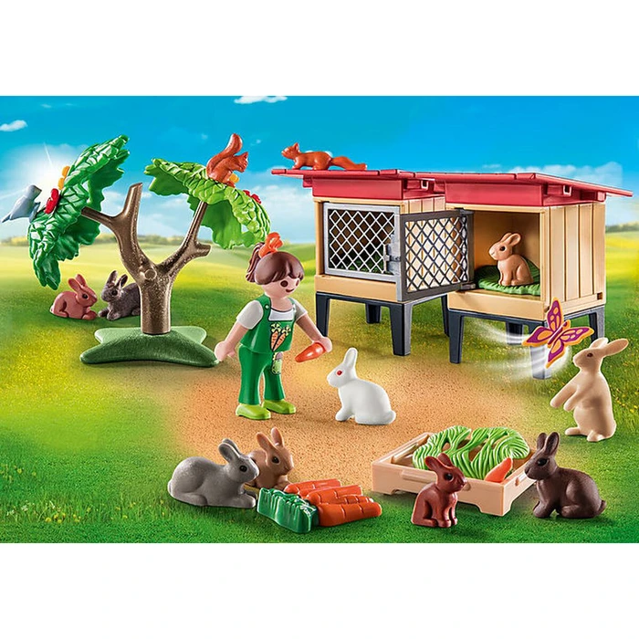 Playmobil 71252 Country Rabbit Hutch 41 Τεμάχια