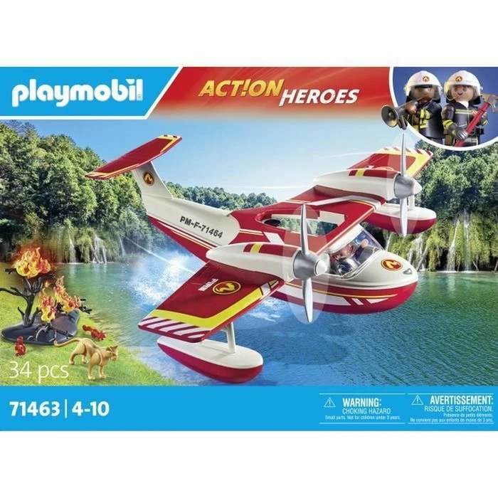 Playmobil City Action Πυροσβεστικό Υδροπλάνο για 4-10 ετών