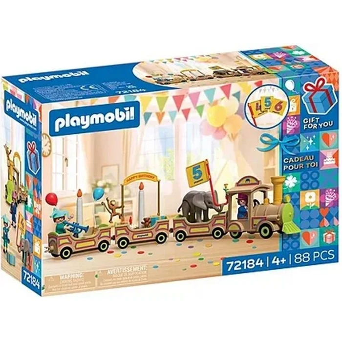 Playmobil Gift for You - Τρενάκι Γενεθλίων (Ηλικία 4+), 72184