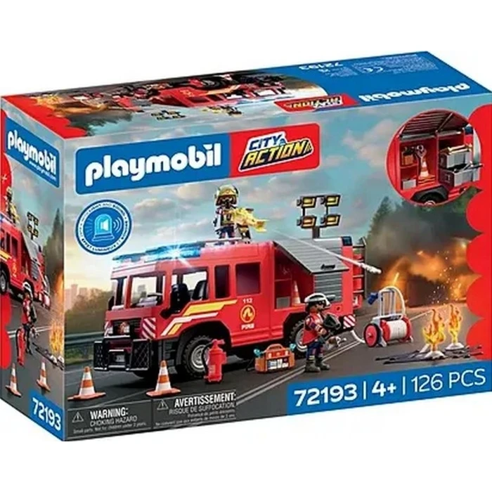 Playmobil City Action Πυροσβεστικό Όχημα Διάσωσης (72193)