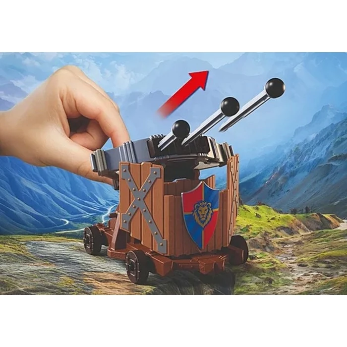 Playmobil Knights Πολιορκητικός Πύργος Ιπποτών Δράκου 72210 - για 4+ ετών