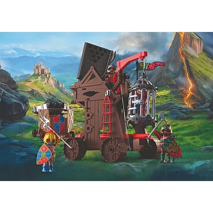 Playmobil Knights Πολιορκητικός Πύργος Ιπποτών Δράκου 72210 - για 4+ ετών
