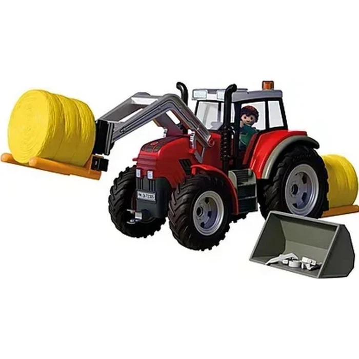 Playmobil Country Large Tractor with Hay Bales 72305 - Toy Set (Ages 4+)