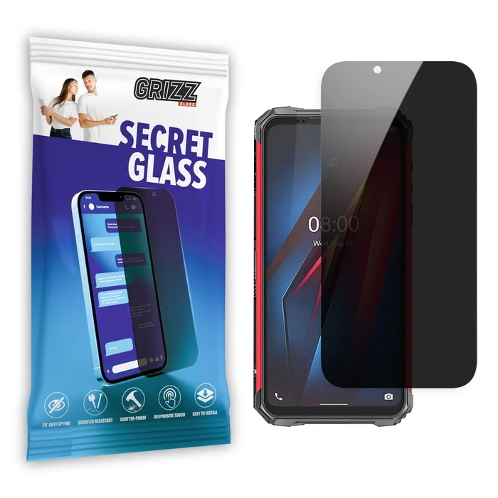 GrizzGlass Matte SecretGlass Ulefone Armor 8 Pro