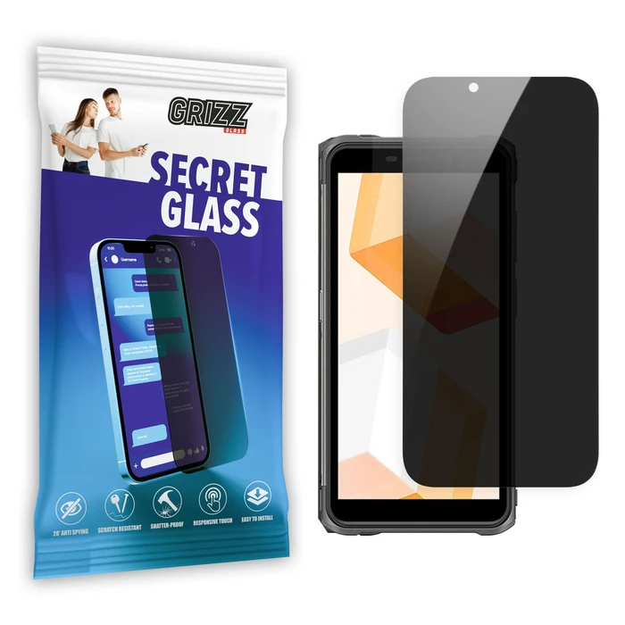 GrizzGlass Matte SecretGlass Ulefone Armor X10 Pro