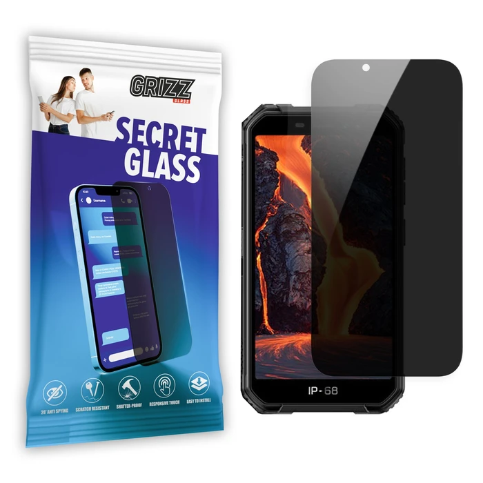 GrizzGlass Matte SecretGlass Ulefone Armor X6 Pro