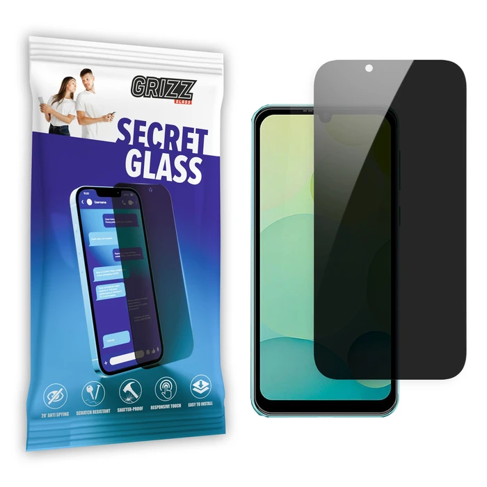 GrizzGlass Matte SecretGlass Ulefone Note 6t