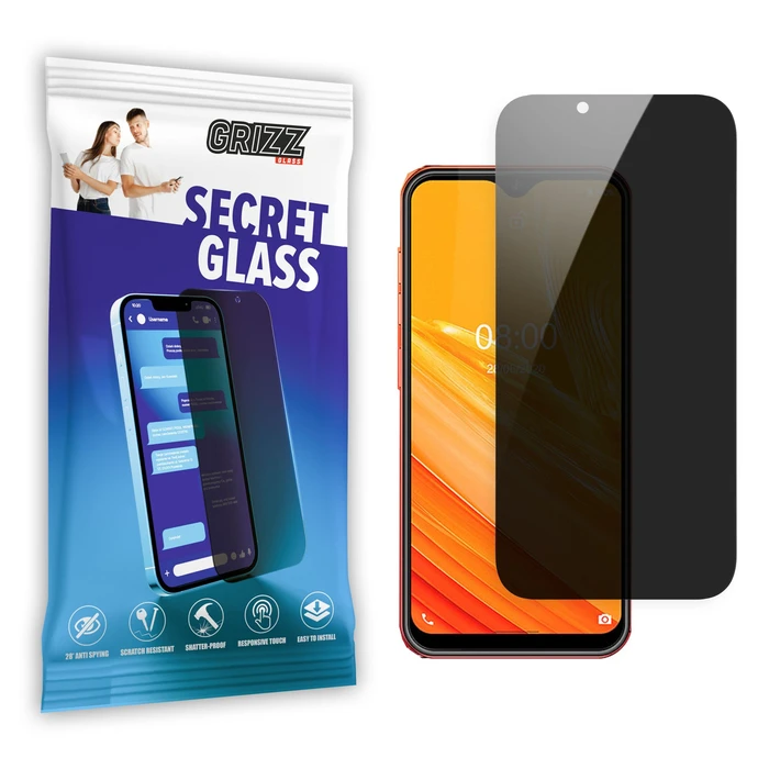 GrizzGlass Matte SecretGlass Ulefone Note 8