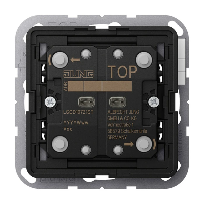 JUNG LSCD10721ST KNX Τάστερ Standard 2-θέσεων (CD/LS σειρά)