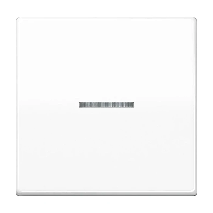 JUNG HOME Taster 1fach (BTAS17101WW) — 1-gang push button, alpine white (Bluetooth, JUNG HOME)