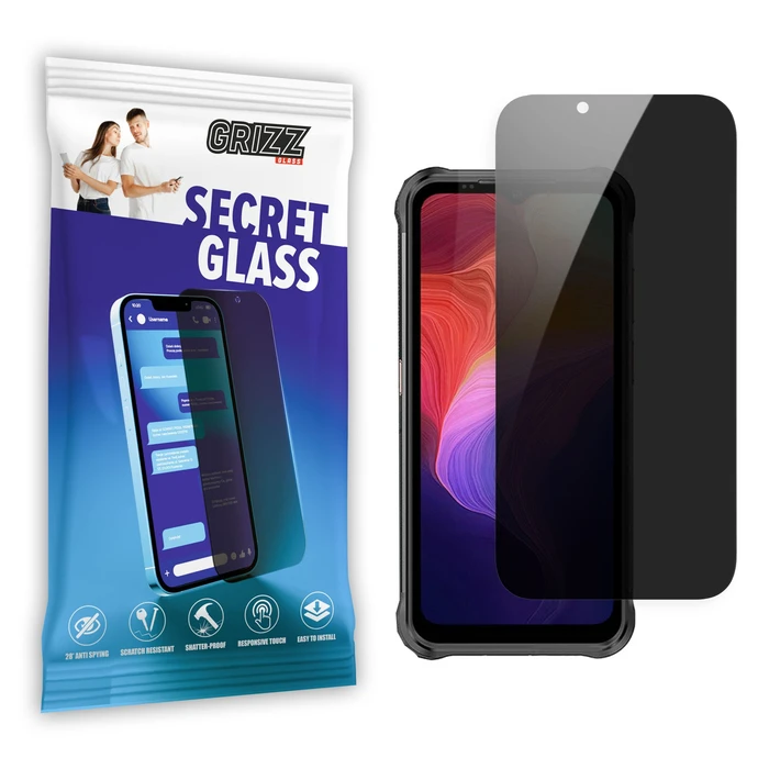 GrizzGlass Matte SecretGlass Ulefone Power Armor 14