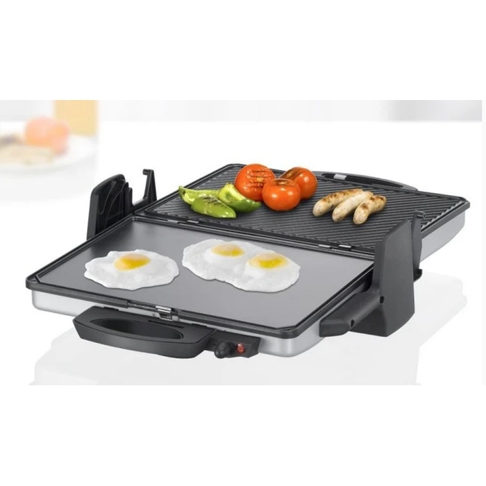 Unold 8555 Ψηστιέρα επαφής / Panini Grill (ασημί/μαύρο)