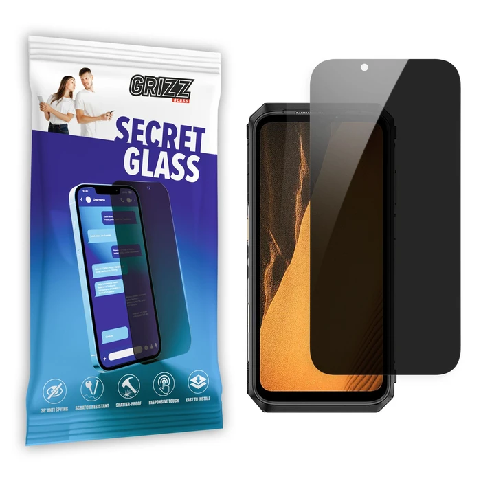 GrizzGlass Matte SecretGlass Ulefone Power Armor 19
