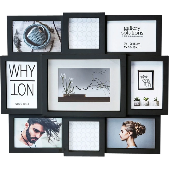 Nielsen Κορνίζες γκαλερί Why Not Collage black Resin 8999334