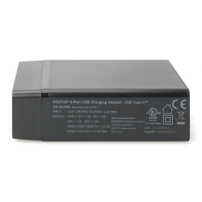 Φορτιστής Πρίζας Digitus DA-10195