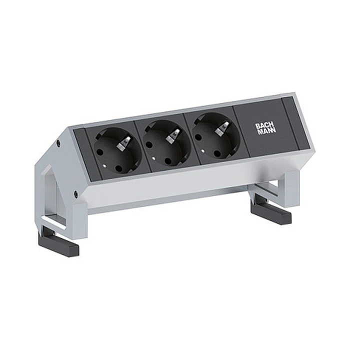 Bachmann DESK2 3x Schutzkontakt GST18 Inox