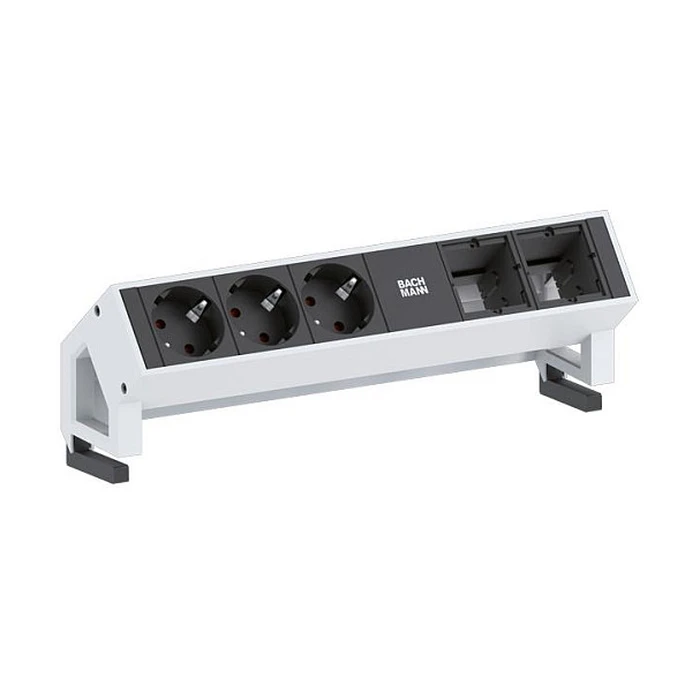Bachmann DESK2 3x Schutzkontakt 2x ABD GST18 λευκό