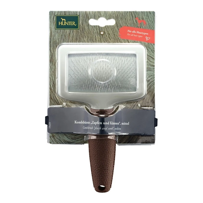 Βούρτσα Κατοικίδιων Hunter Διπλής Όψης για Απομάκρυνση Τριχών