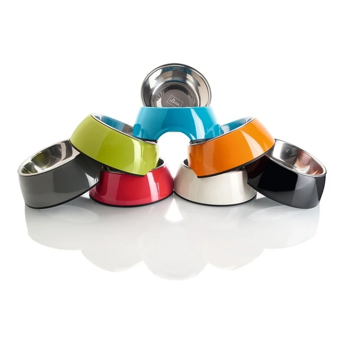 Ταΐστρα Σκύλων Hunter Ανοξείδωτο ατσάλι μελαμίνη Λευκό (14,5 x 14,5 x 7 cm)