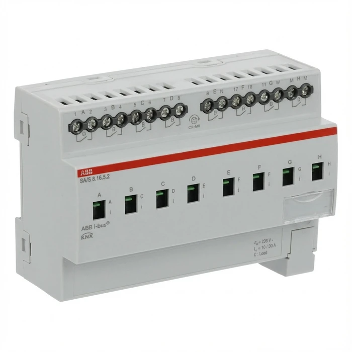 ABB SA/S8.16.5.2 Switching Actuator (Schaltaktor) 8-fold 16 A C-load REG — 2CDG110267R0011