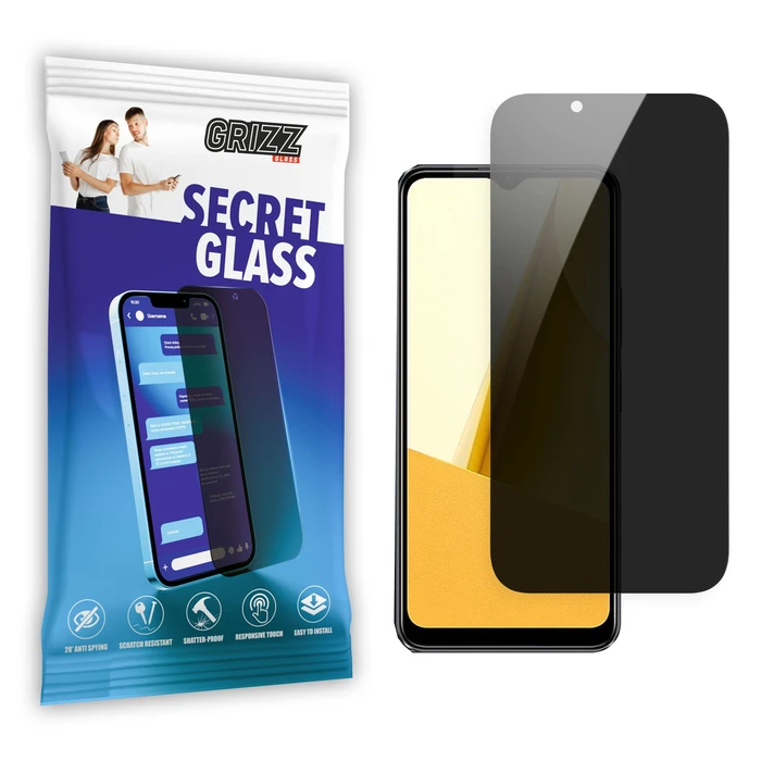 GrizzGlass Matte SecretGlass Vivo Y16