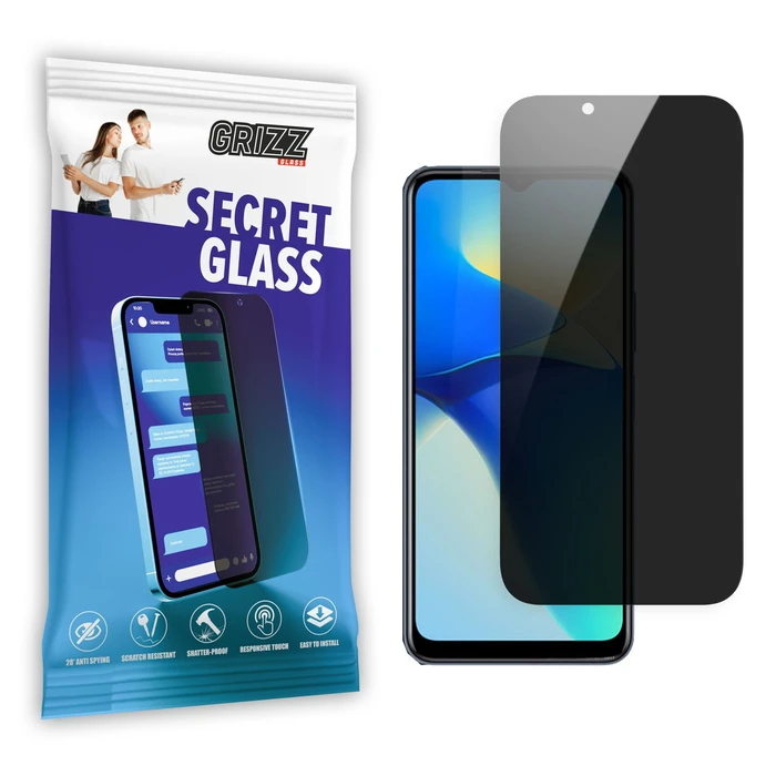 GrizzGlass Matte SecretGlass Vivo Y33e