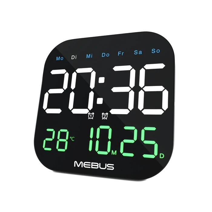 Mebus 19855 Ψηφιακό Quartz Ρολόι Τοίχου