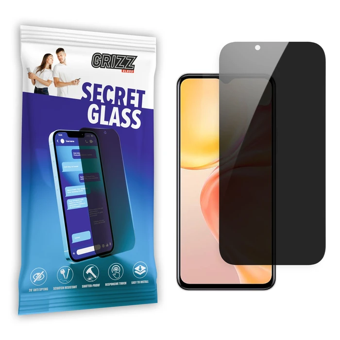 GrizzGlass Matte SecretGlass Vivo Y52t