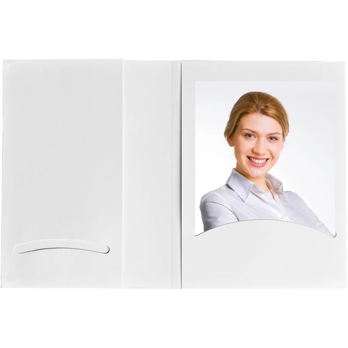 Πασπαρτού κορνίζας Daiber 1x100 Portrait Folders με θήκη CD, 10x15 cm, Λευκό