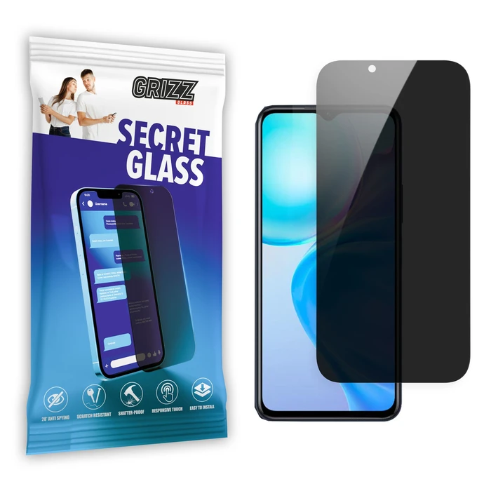 GrizzGlass Matte SecretGlass Vivo Y77e