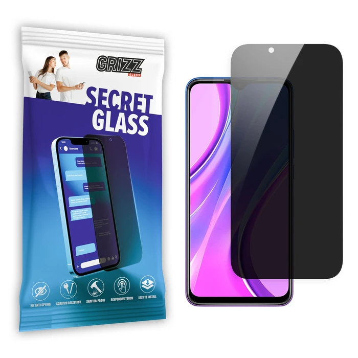 GrizzGlass Matte SecretGlass Xiaomi Redmi 9