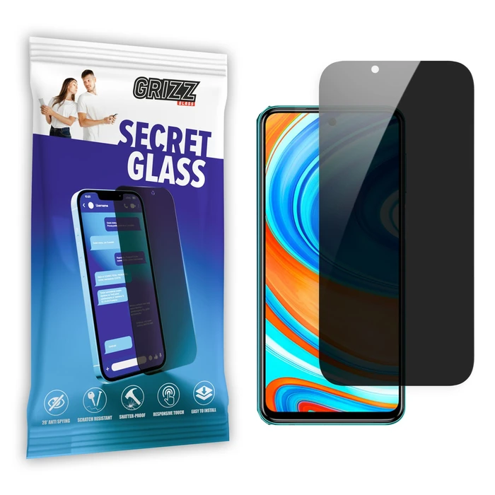 GrizzGlass Matte SecretGlass Xiaomi Redmi Note 9 Pro 4G