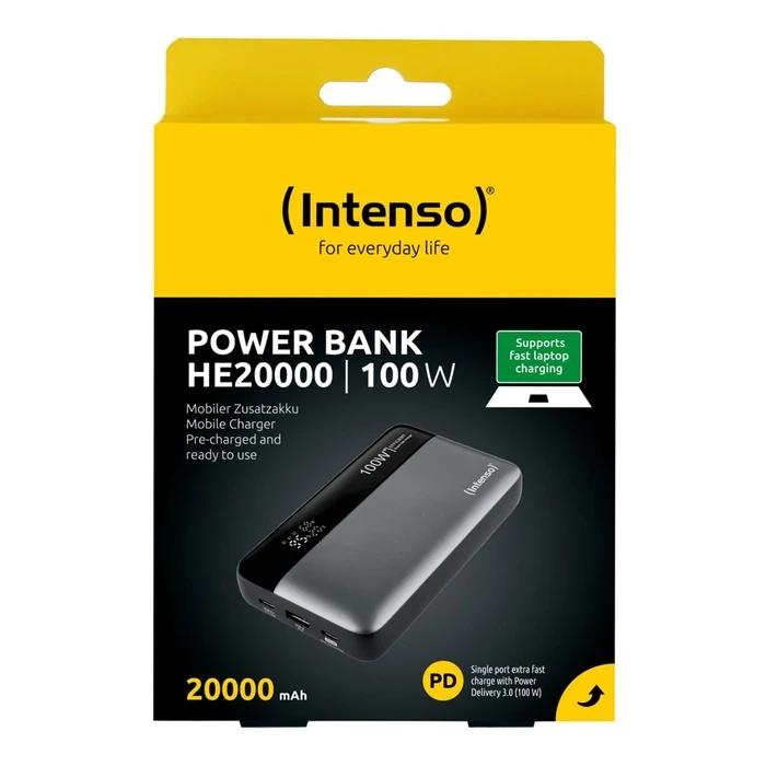Powerbank Intenso HE20000 20000 mAh 100W Γκρι