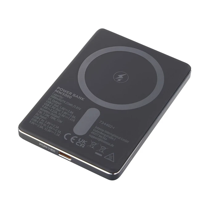 Powerbank Intenso MW5000 γκρι 5000 mAh magnetic wireless