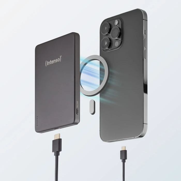 Powerbank Intenso MW5000 γκρι 5000 mAh magnetic wireless