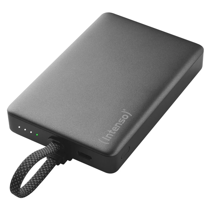 Powerbank Intenso MC10000 Black 10000 mAh Magnetic με Μεταλλικό Δακτύλιο