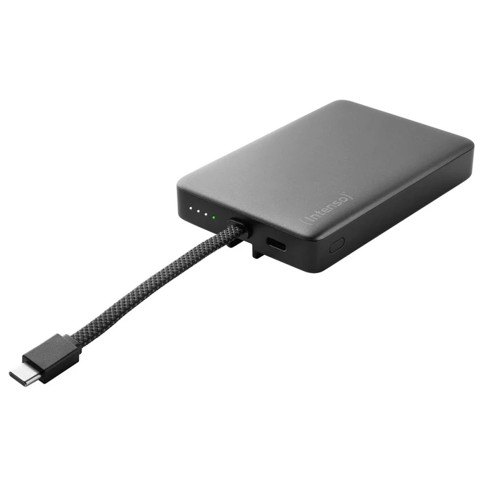 Powerbank Intenso MC10000 Black 10000 mAh Magnetic με Μεταλλικό Δακτύλιο