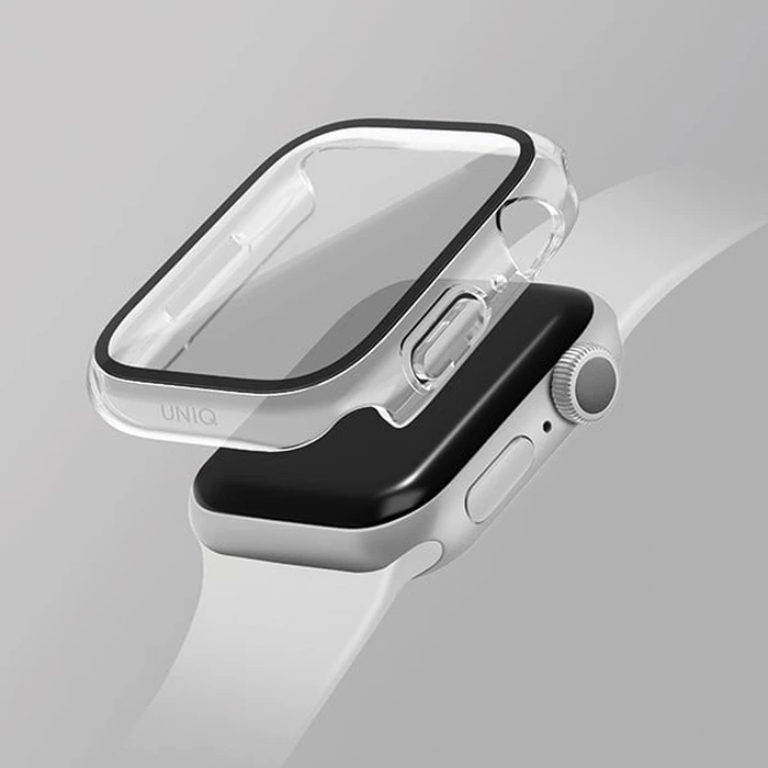 UNIQ Nautic case Apple Watch 4/5/6/7/SE/8/9 40/41mm transparent/dove clear