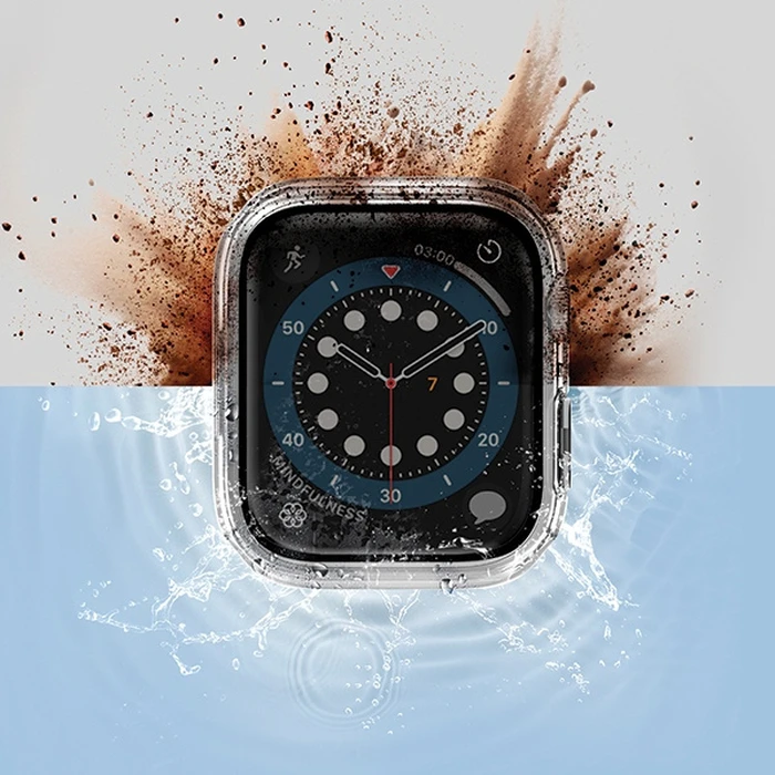 UNIQ Nautic case Apple Watch 4/5/6/7/SE/8/9 40/41mm transparent/dove clear