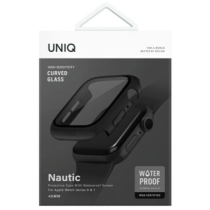UNIQ Nautic Case Apple Watch 4/5/6/7/8/9/SE 44/45mm Black