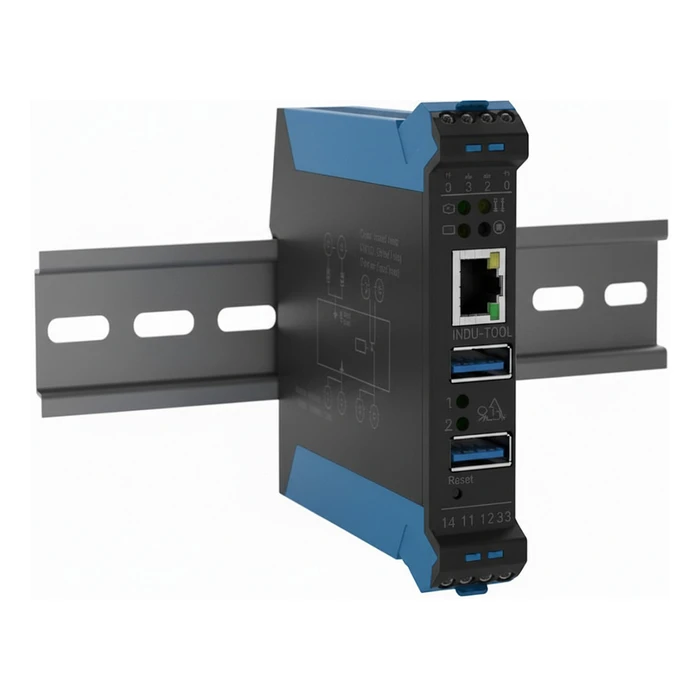 SEH INU-100 USB Device Server για ράγα DIN (Hutschiene)