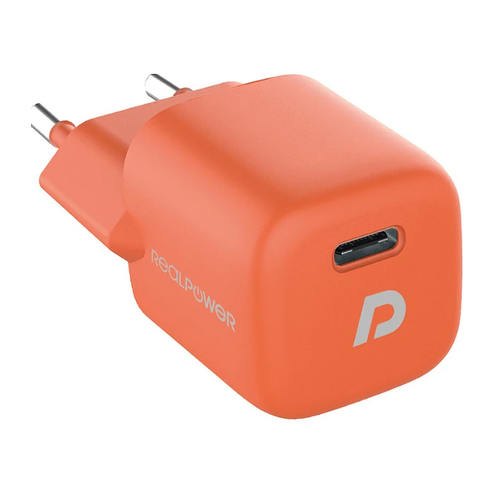 Realpower PB-20000 Powerbank Set Orange 20,000 mAh
