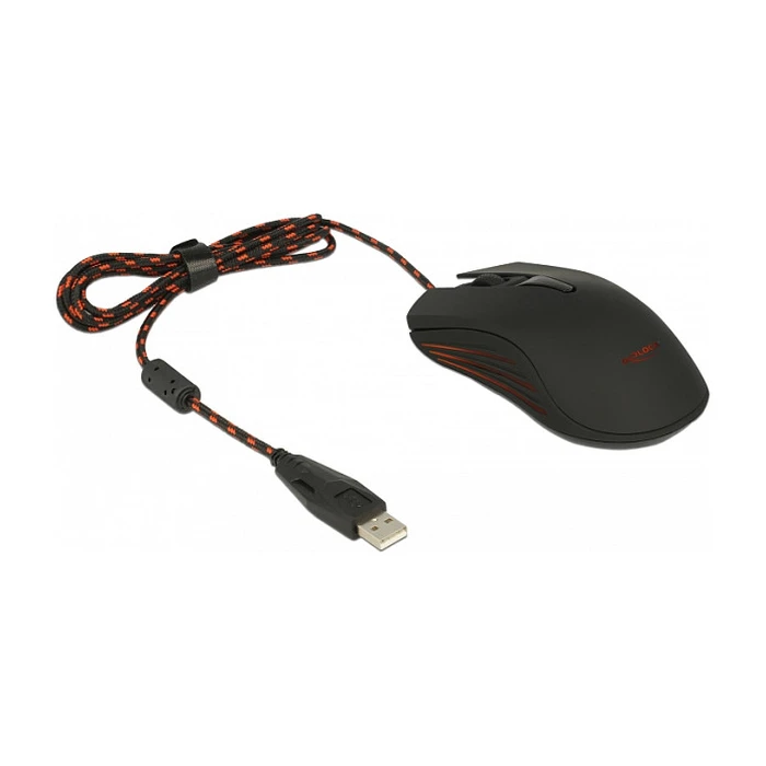 Delock Οπτικό Gaming Ποντίκι USB 4 Κουμπιών