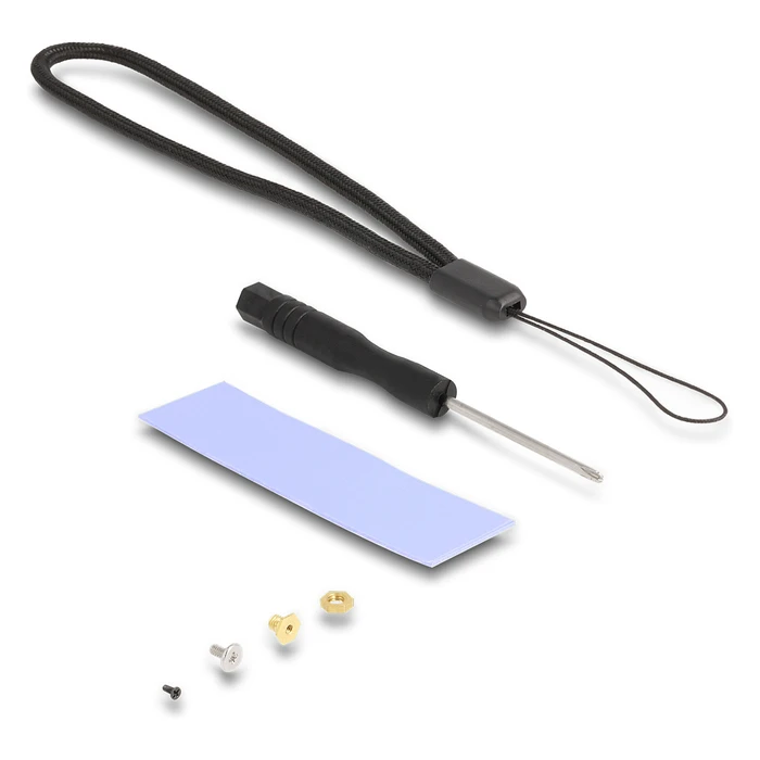 External enclosure for M.2 NVMe PCIe SSD or SATA SSD with USB 10 Gbps Type-A connector, Delock 42021