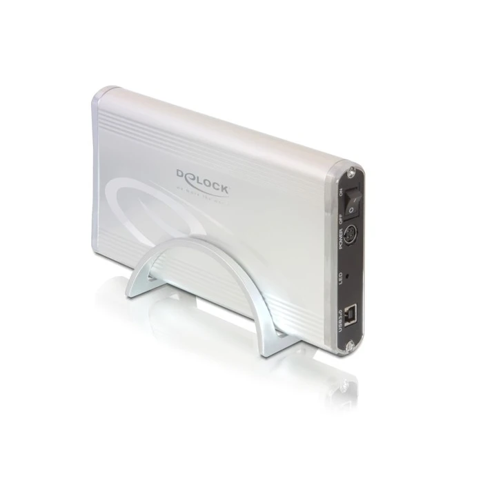 Metatropes Delock Hard Drive Enclosure 3.5 SATA III to USB 3.0 Silver